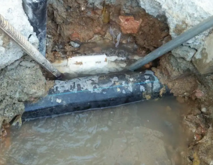 皮山测漏水之水管漏水